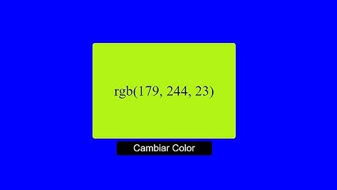 Colores aleatorios con Javascript.