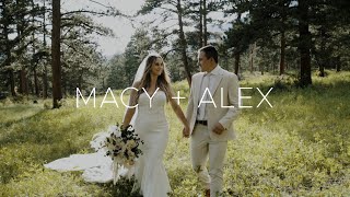 Macy and Alex Wedding at Della Terra Mountain Chateau in Estes Park, Colorado | Voir Videos