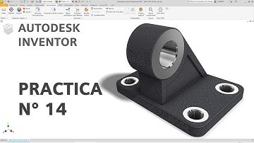 Autodesk Inventor 2020 | Tutorial #14 |Operaciones de Extrusión, Agujero, Simetría | Base de Pistón