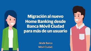 Primer ingreso a Home Banking desde la app – más de un usuario: