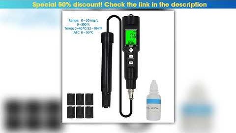 DO9100 Digital Dissolved Oxygen Meter 00300 MgL Waterproof ATC 003000 DO Tester Water Quality