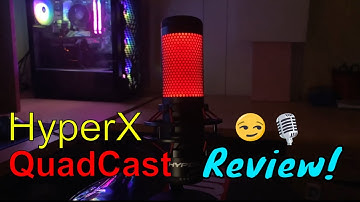HyperX QuadCast USB Microphone - Full Review (Unboxing, Close Look, Test & Review!)