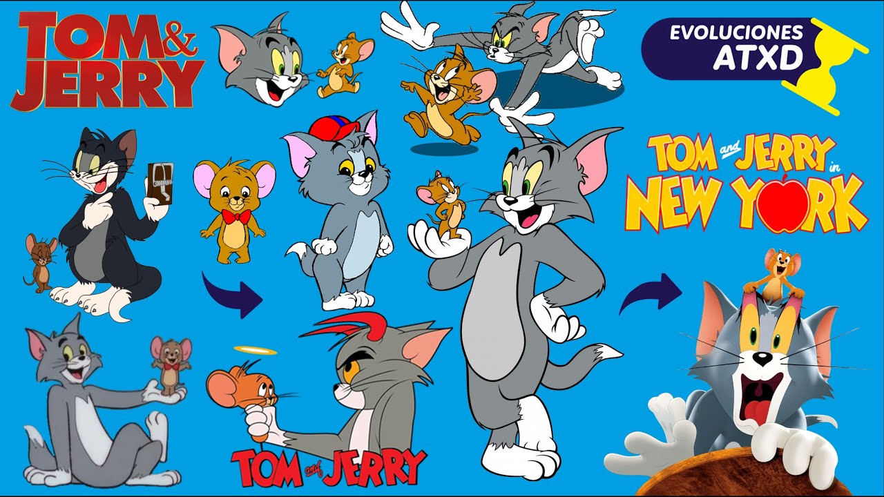 Evolución 2.0 de Tom y Jerry (1940 - 2021) | ATXD ⏳