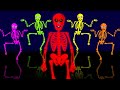 Midnight magic  10 crazy skeletons dancing at night  nursery rhymes  songs for kids  teehee town