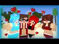 MAIZEN: JJ Became Popular at Beach - Minecraft Animation JJ &amp; JJ Sister &amp; Mikey
