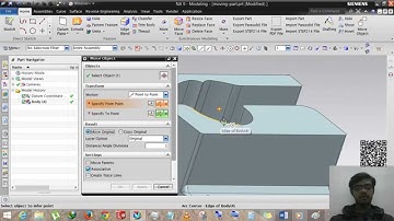 Siemens NX - How to Move Object Part-1
