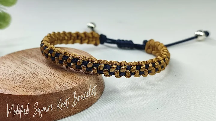 How to Make Modified Square Knot Bracelet | Macrame Bracelet Tutorials