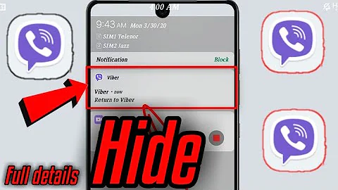 How to Turn Of Viber massage Notification Off notification Bar