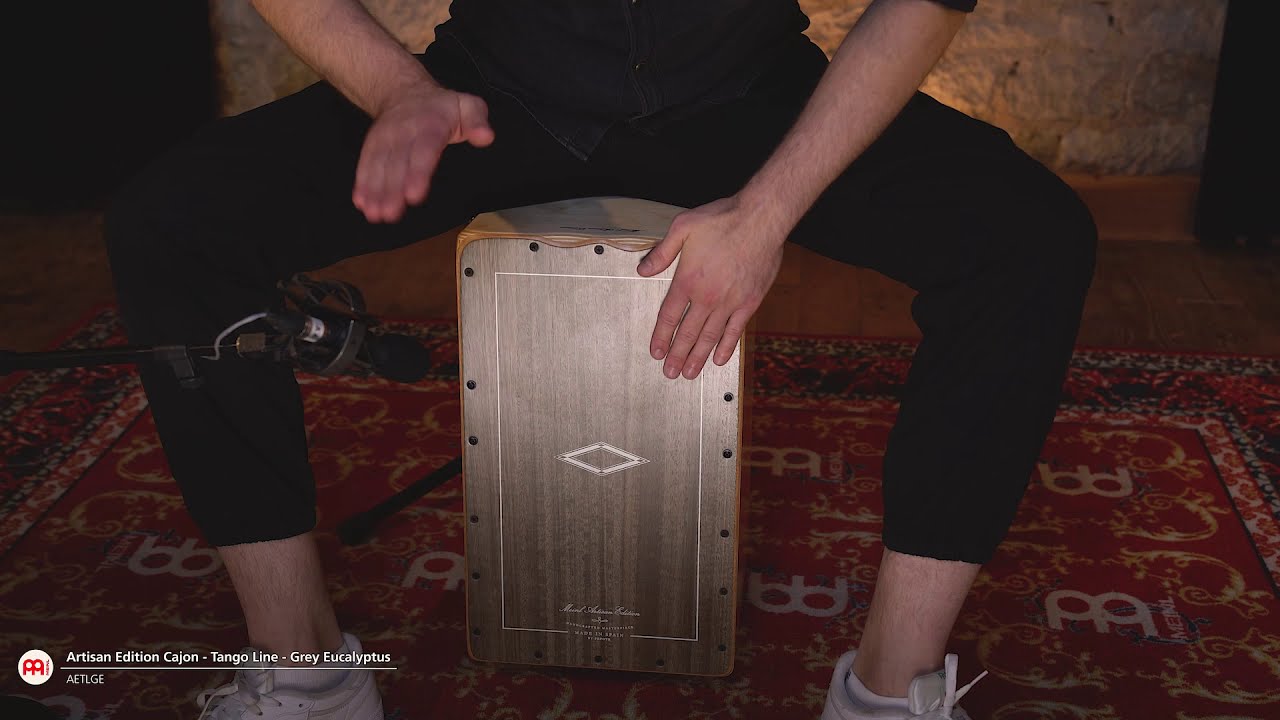 MEINL Percussion - Artisan Edition Cajon, Tango Line, Grey
