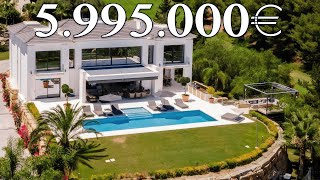 WOW! SEA Views Villa 4 CARS Garage GATED Community【5.995.000€】Los Arqueros (Marbella)