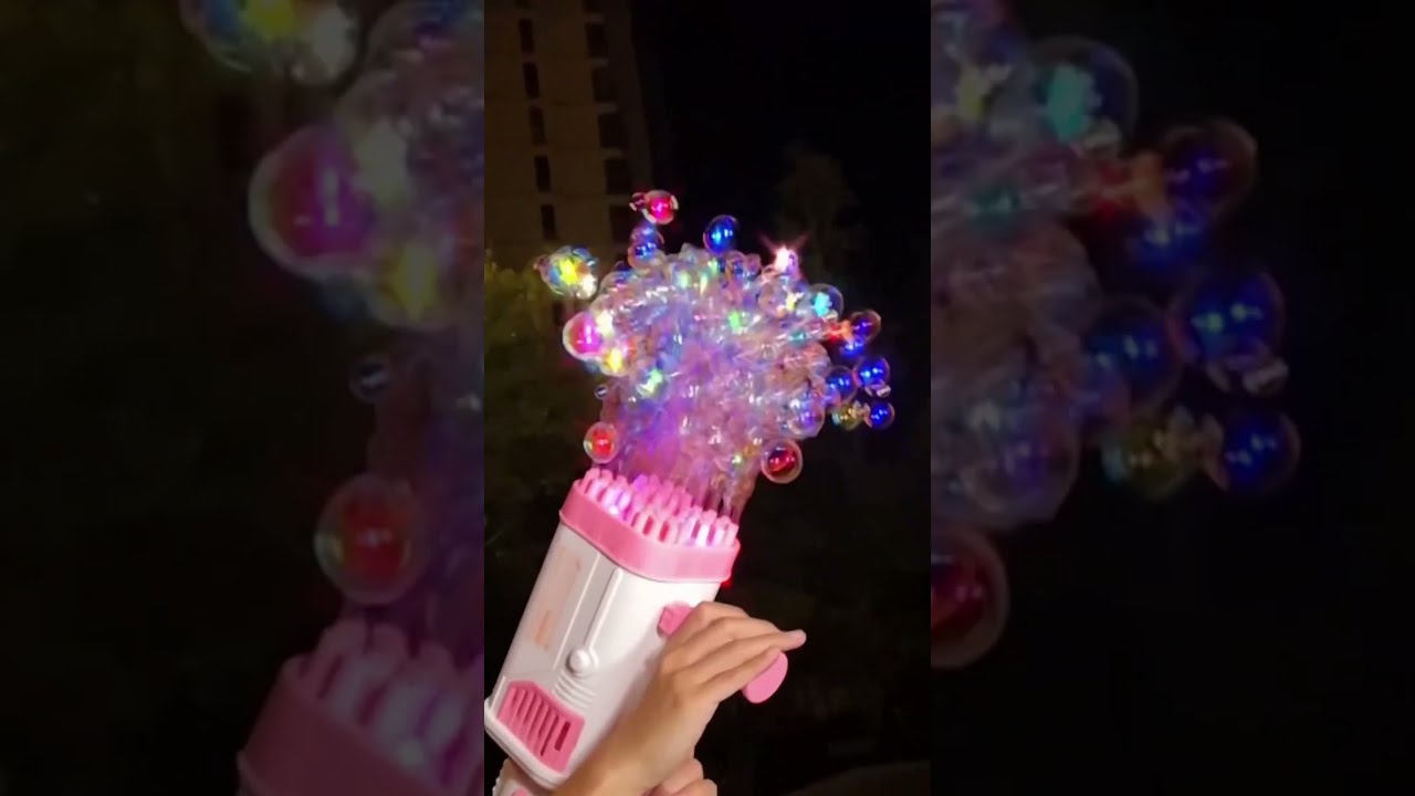 Product Link In Bio 2395 MaviGadgets Automatic Flashing Rocket Launcher Bubble Gun