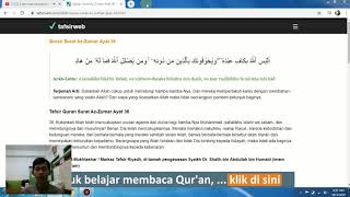BTQ Q.S Az-zamar ayat 36