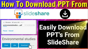How to Download PPT From SlideShare