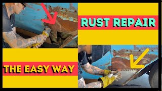 RUSTY FENDER PATCH PANEL REPAIR: THE EASY AND AFFORDABLE WAY
