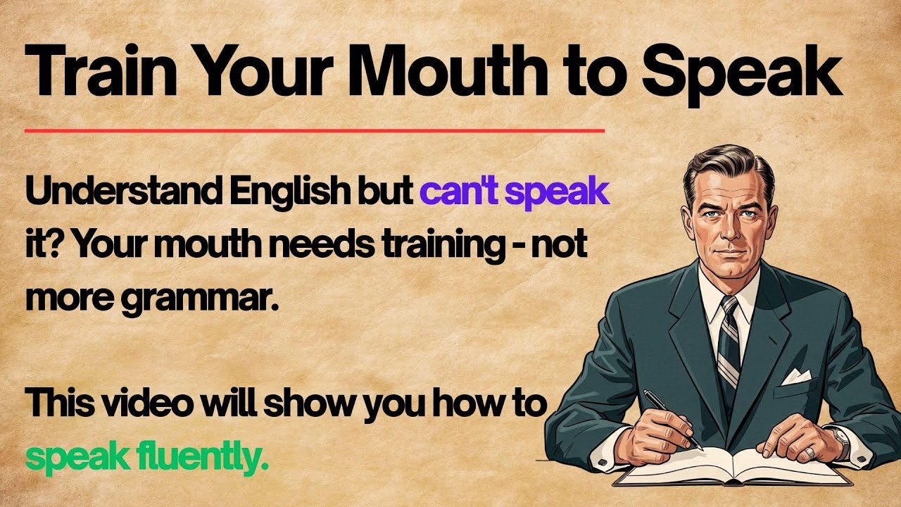 How to Train Your Mouth to Speak English Fluently || Learn English Through Story || Improve English