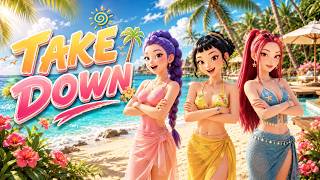Takedown Summer Version Huntrix | KPop Demon Hunters Song