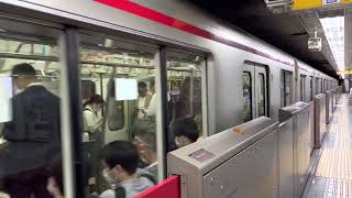 東京メトロ02系　02-615編成　東京駅発車