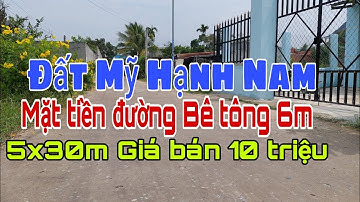 [ ĐÃ BÁN ] #ĐẤT ĐỨC HÒA |#BÁN ĐẤT MỸ HẠNH NAM ĐẤT ĐỨC HÒA MẶT TIỀN BUÔN BÁN KINH DOANH  |#0977878733