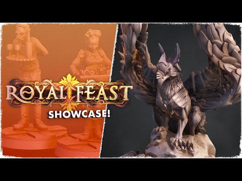 3D PRINTED ROYAL MINIATURES | Royal Feast by Cast n Play