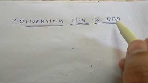 12) CONVERTING NFA TO DFA #ToC Lecture 12