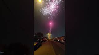 Exploding  Stars Firework (100 shot) cake