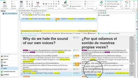 CRITT Post-Editing Experiment: Trados Studio Demo