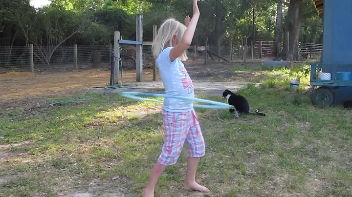 Shelby doing Hula Hoop