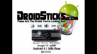 MK808 Dual Core Rockchip RK3066 With Android 4.1 Jelly Bean www.DroidSticks.com