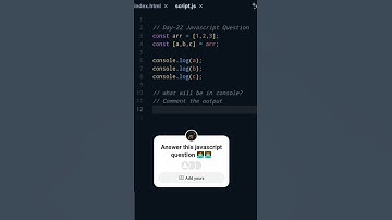 Day-22 Javascript Question #javascript #javascriptlearning #javascriptcoding #easy #coding