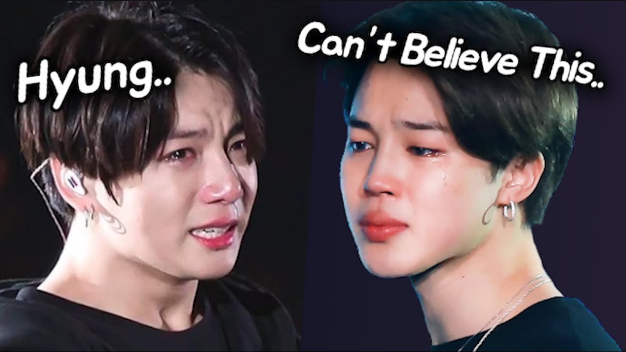 Why BTS Jungkook and Jimin Cried Until 5AM Hugging Each Other? - YouTube