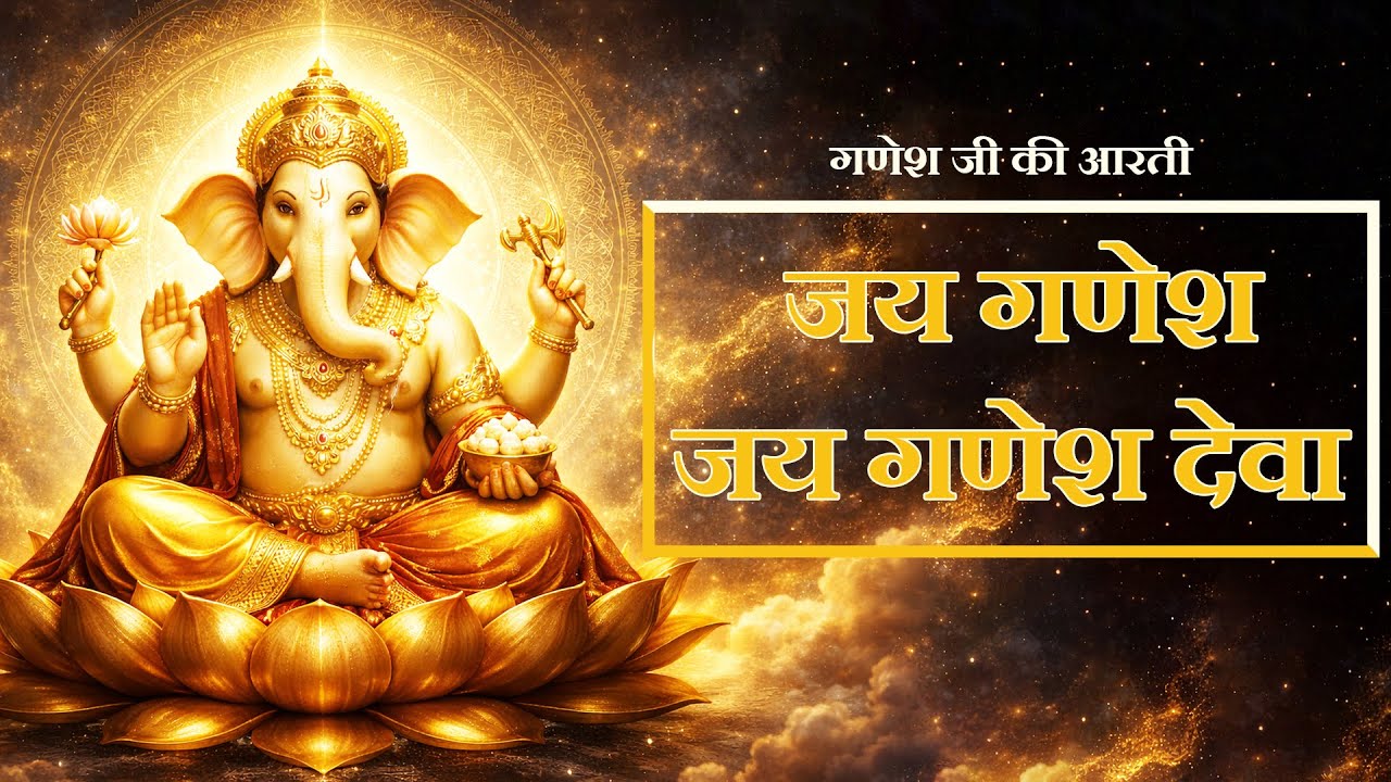 Jai Ganesh Jai Ganesh Deva | जय गणेश जय गणेश देवा | Ganeshji Ki Aarti | Ganpati Aarti |  गणपति आरती