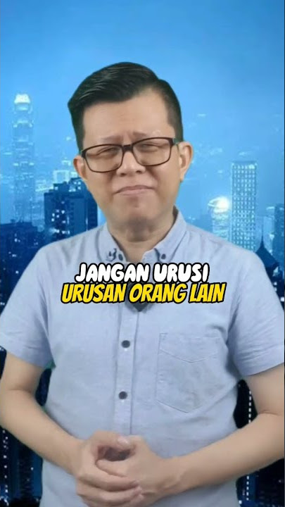 JANGAN URUSI URUSAN ORANG LAIN #shorts #wiliantose