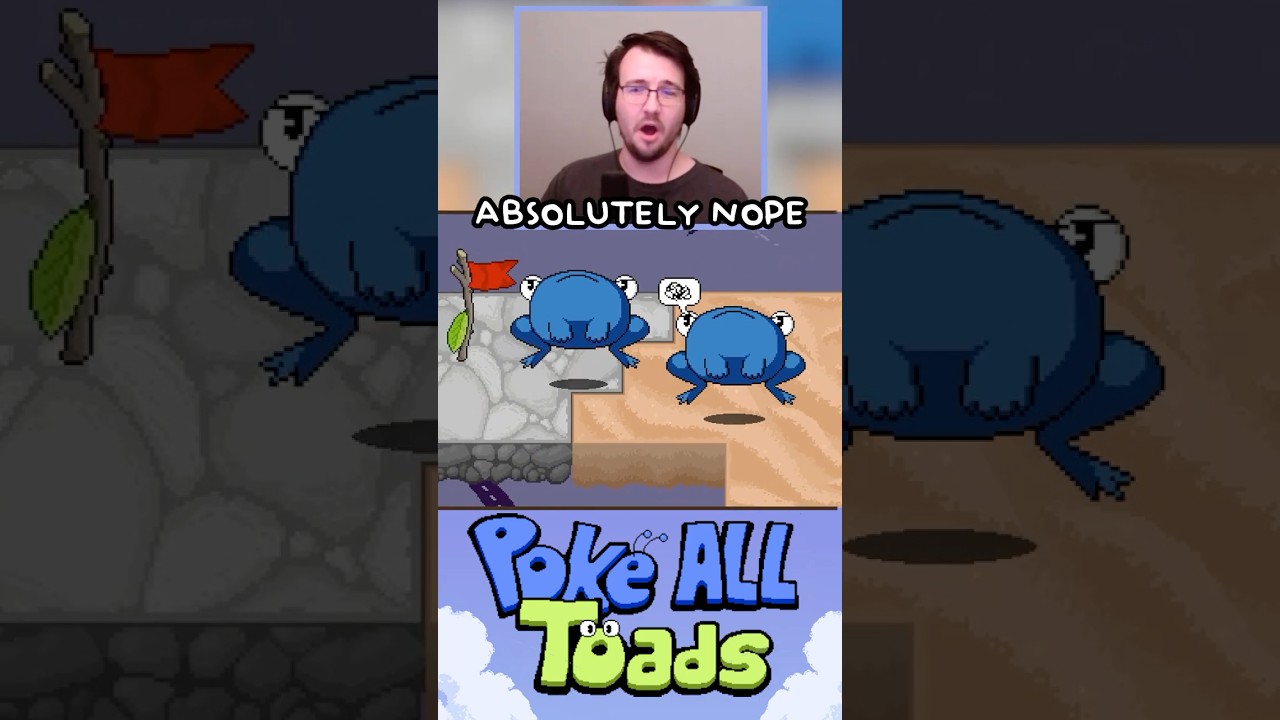NOT THE BLUE TOADS #pokealltoads #puzzle #puzzlegame #gaming