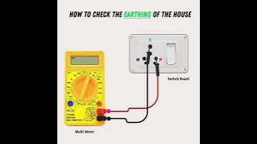 how to check earthing of the house