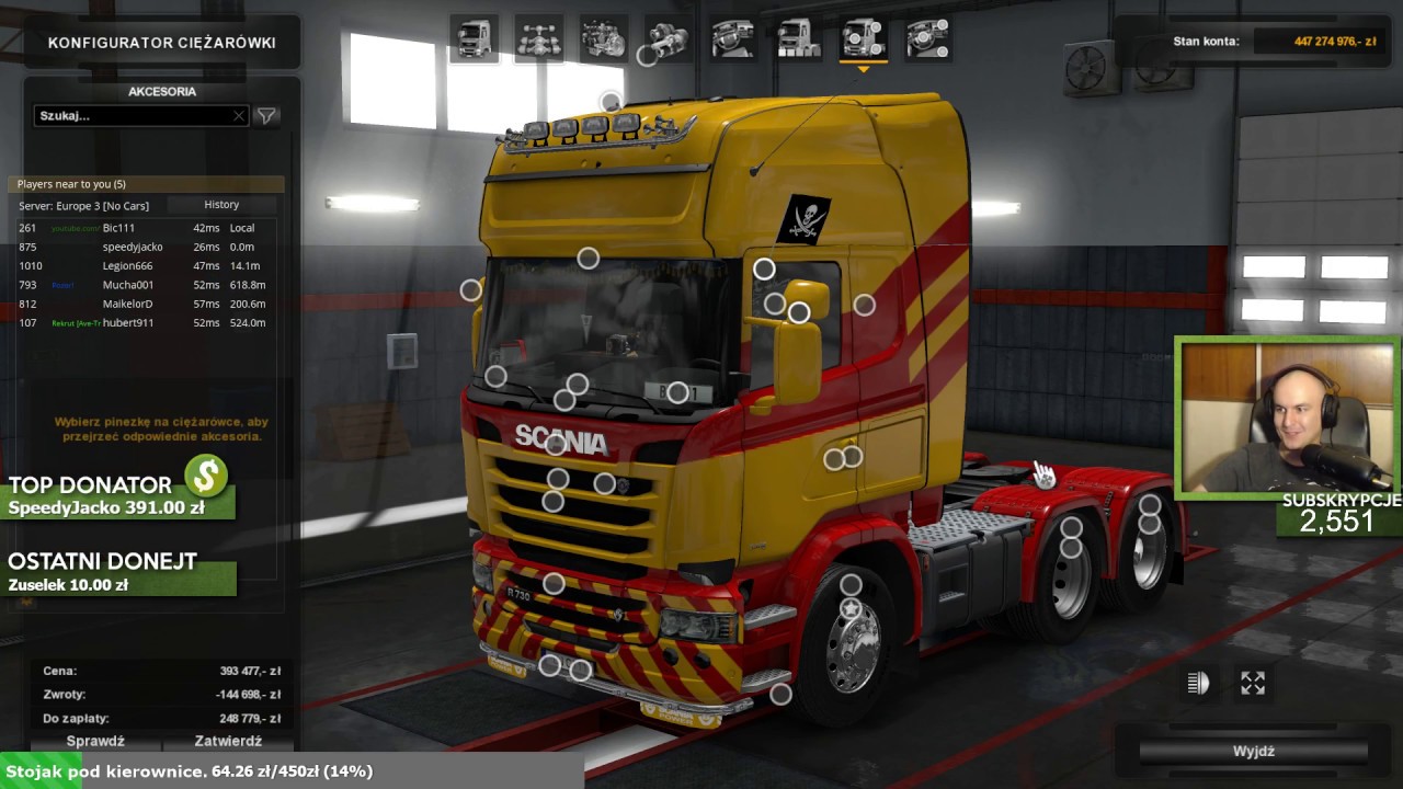 Jak oni jadą! Euro Truck Simulator 2 na MP EU3. Zapis