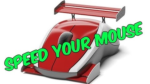 How to change mouse speed on windows 7 premium?--!!