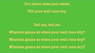 Peter Tosh - Till your Well Runs Dry (Lyrics) chords sheet