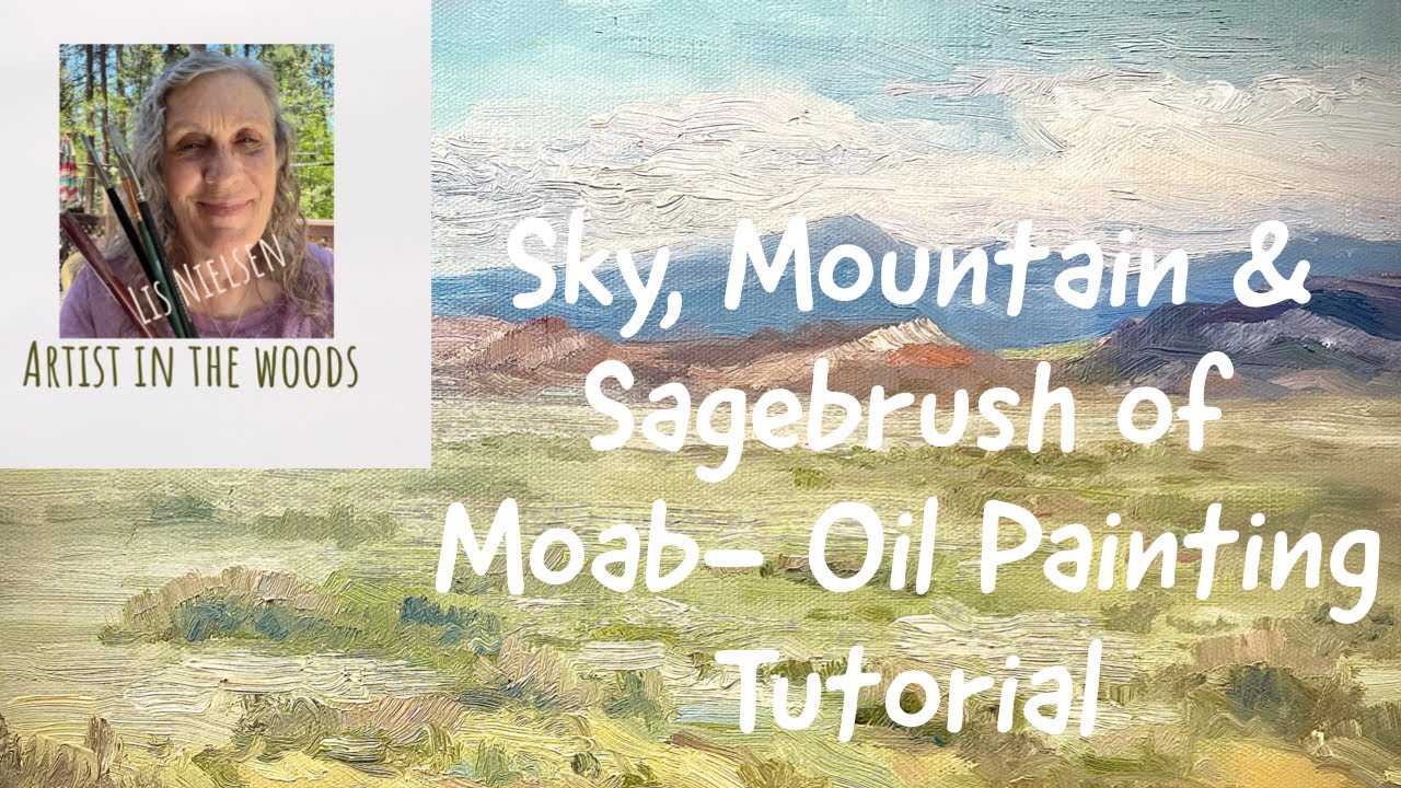 Painting on clear Acrylic – The Land Of Sage