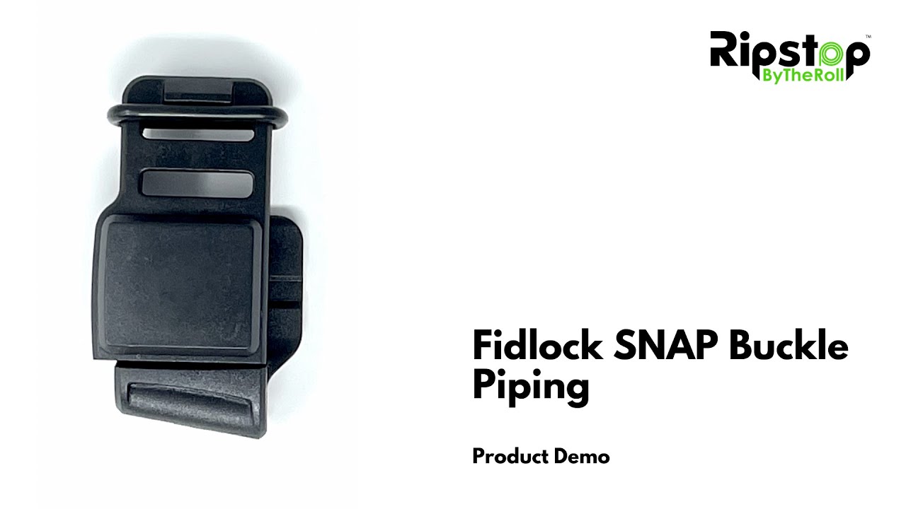 Fidlock - SNAP Buckle Piping - Product Demo Video 