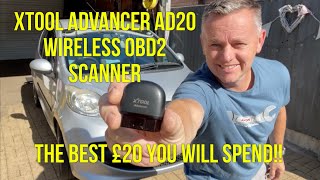 XTOOL Advancer AD20 Wireless OBD2 Scanner, The Best £20 You Will Spend!!  'Lets Test It Out'