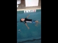 J4 learns to swim!