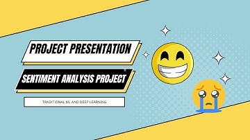 PROJECT PRESENTATION ON SENTIMENT ANALYSIS USING TRADITIONAL MACHINE LEARNING AND DEEP LEARNING.