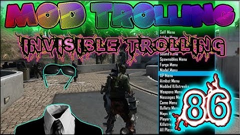 Black ops 2 Mod Trolling #86 "Invisible Modding"