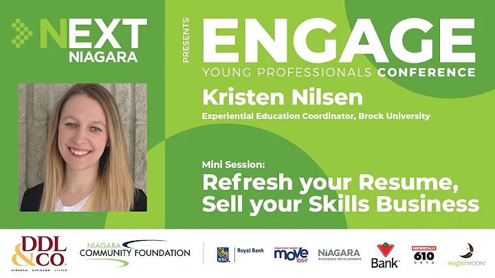 Engage: Refresh Your Resume, Sell Your Skills