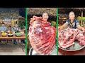 Mommy Chef Cook Whole Big BEEF Ribs stew - Cooking with Sros - Beef Ribs Soup enjoy with family