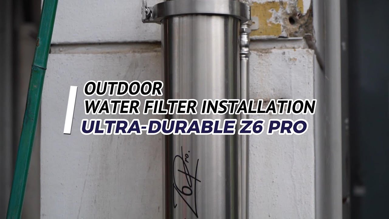 Professional Outdoor Water Filter Installation Filken UltraDurable