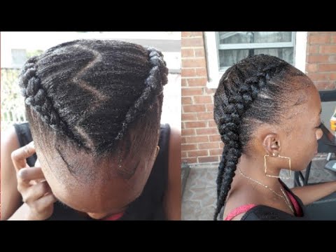 zig zag part feedin braid - YouTube