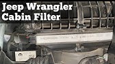 How to Replace Cabin Air Filter 06-18 Jeep Wrangler - YouTube