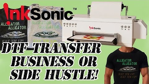InkSonic C13A DTF Printer Tutorial Ontwerp, print en pers voor winst met RIP-software!