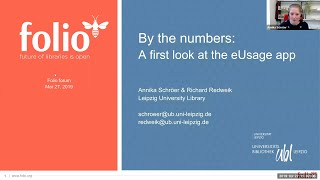 FOLIO Forum - By the Numbers: A First Look at the eUsage App